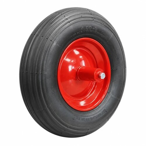 STAX kruiwagenwiel luchtband lijnprofiel met as 200mm 