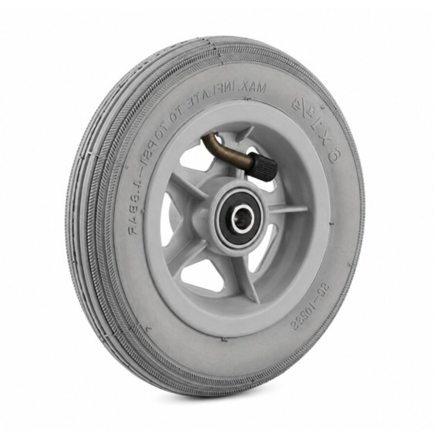BSR luchtband 150mm kunststof grijs asgat 8mm-1