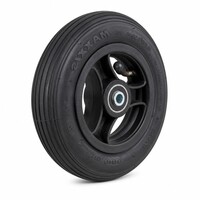 BSR luchtband 150mm kunststof zwart asgat 8mm