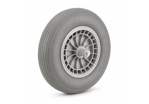 Kruiwagenwiel massief met as 190mm PRO 