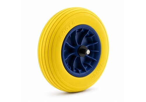 Kruiwagenwiel massief met as 125mm PRO Xtreme 