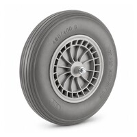 Kruiwagenwiel massief met as 125mm PRO