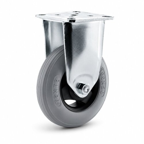 TENTE bokwiel unilast rubber 100 3KS plaat 