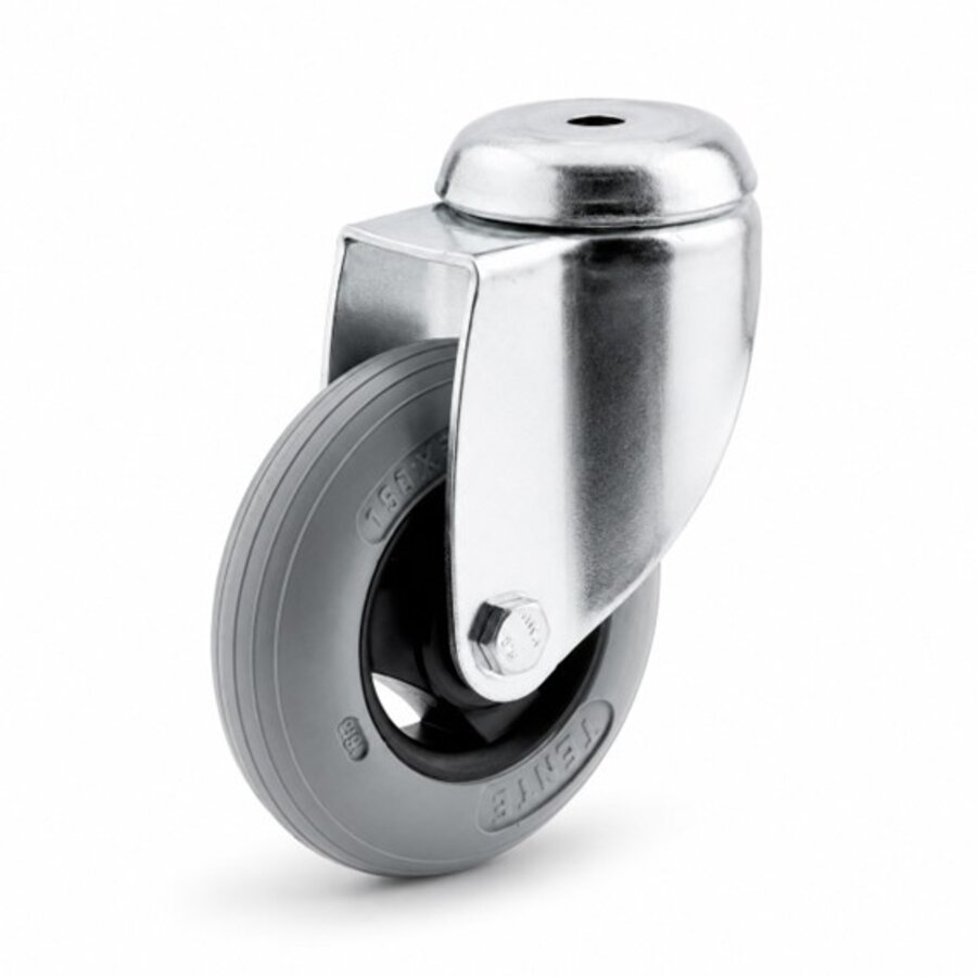 TENTE zwenkwiel unilast rubber 100 3KS boutgat-1