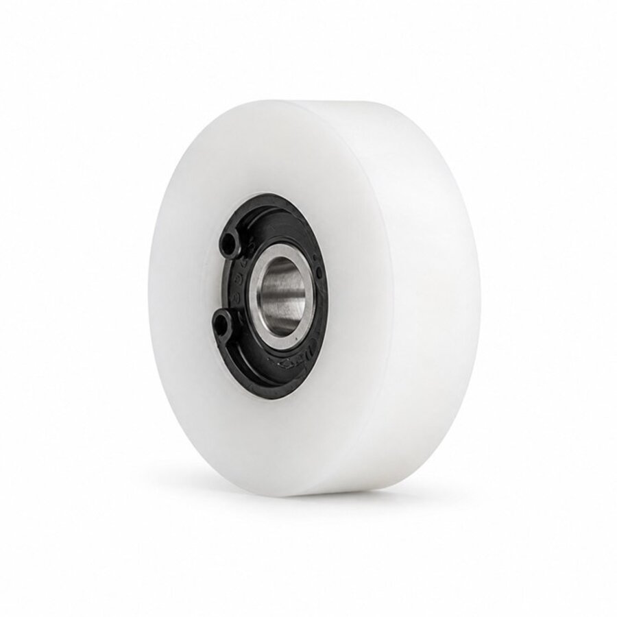 Geleidewiel nylon 45x14mm asgat 8mm-1