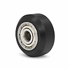 Geleidewiel POM 24x11mm asgat 5mm