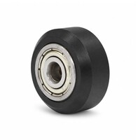 Geleidewiel POM 24x11mm asgat 5mm