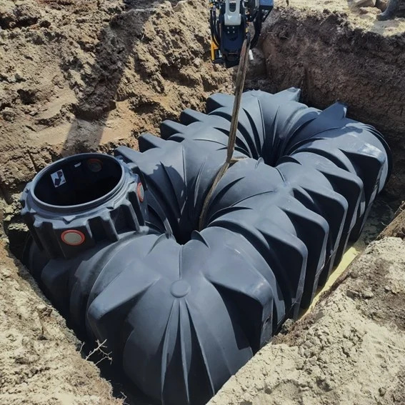 Ondergrondse watertanks
