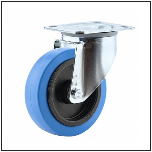 TENTE elastisch rubber blauw 3KO plaatbevestiging