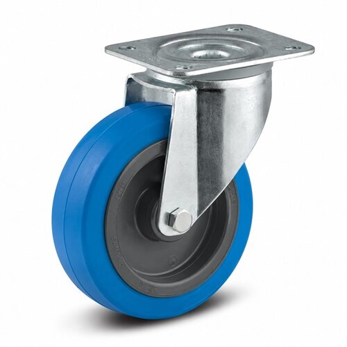 TENTE elastisch rubber blauw 3KO plaatbevestiging