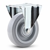 TENTE bokwiel elastisch rubber 160 3KO plaat