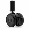 PAPU LOW wiel 50mm plug rond 16mm met rem