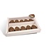 Chocolade paaseitjes 10 st met slagroom