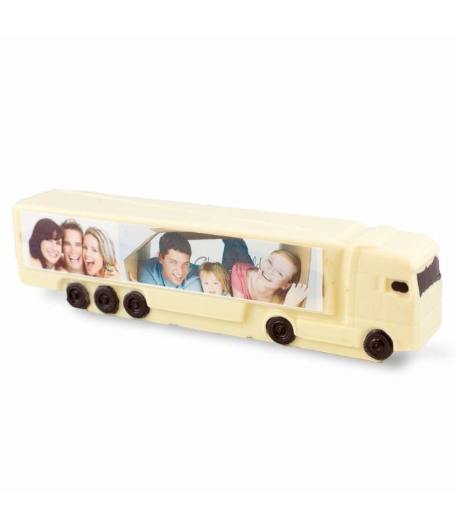 Chocolade vrachtauto met foto
