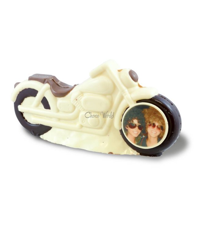Chocolade motor met foto