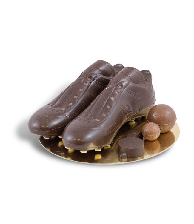 Chocolade voetbalschoenen