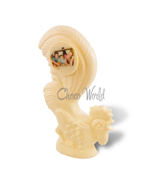 Chocolade haan met foto