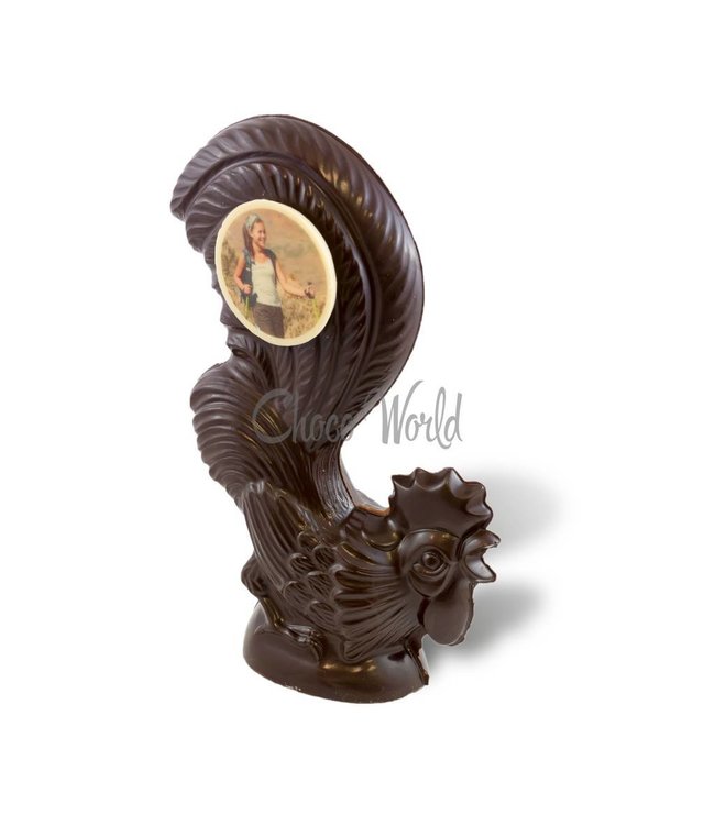 Chocolade haan met foto