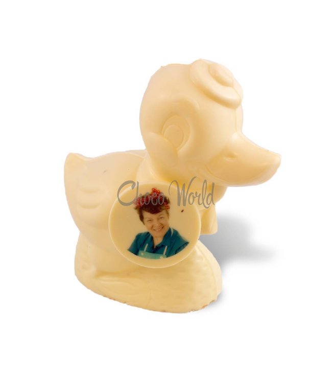 Chocolade eendje met foto