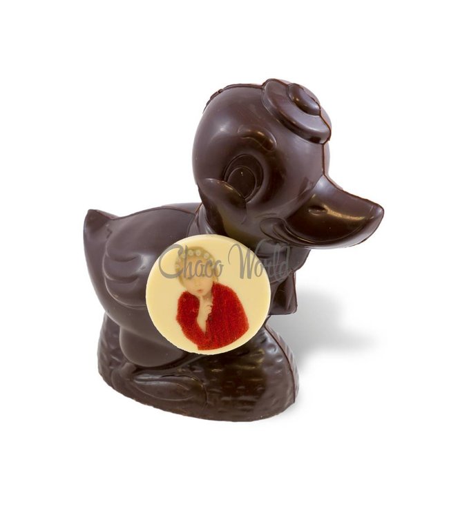 Chocolade eendje met foto