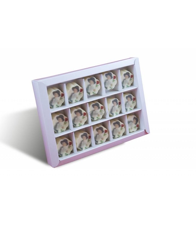Chocolade bonbons met foto