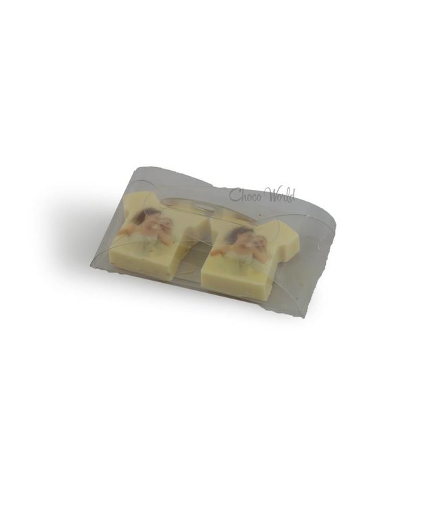 Chocolade t shirt 2 stuks