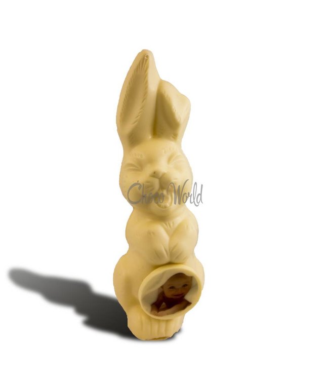 Chocolade haas (S) met foto