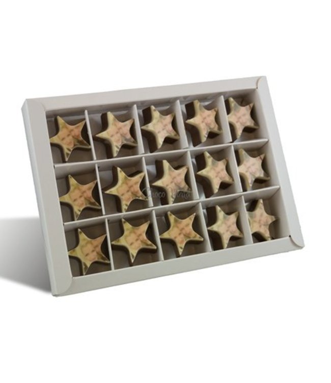 Chocolade sterretjes met foto
