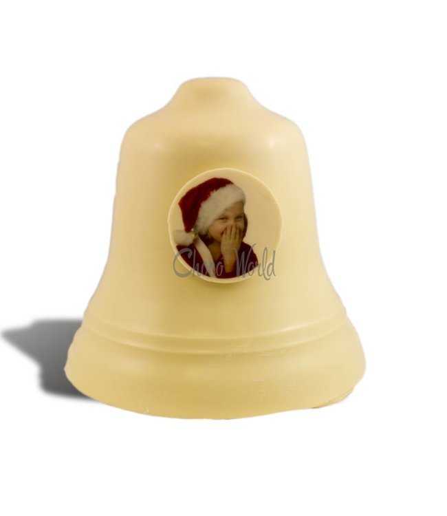 Chocolade kerstklok met foto