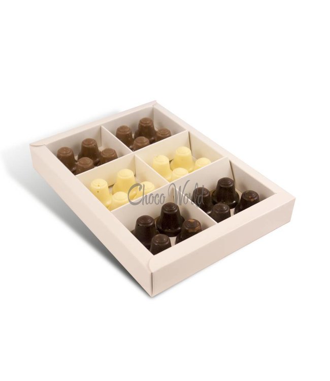 Chocolade kerstklokjes 24 st