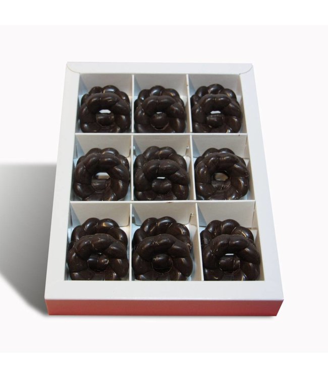 Chocolade kerstkransjes 27 stuks