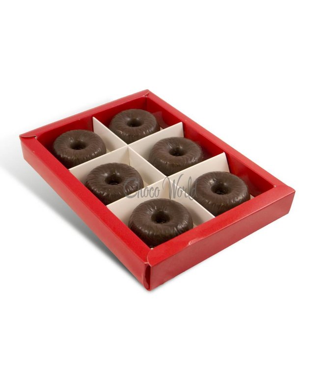 Chocolade kerstkransjes 12st (slagroom)