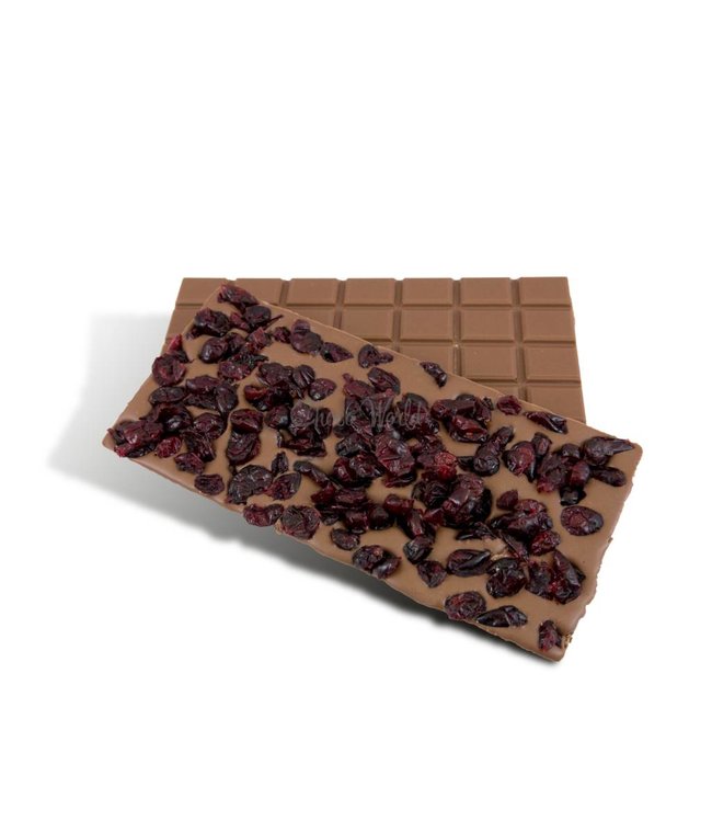 Chocolade reep groot cranberry