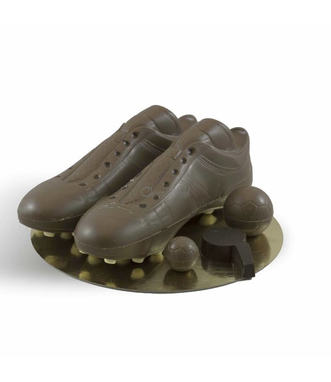Chocolade voetbalschoenen