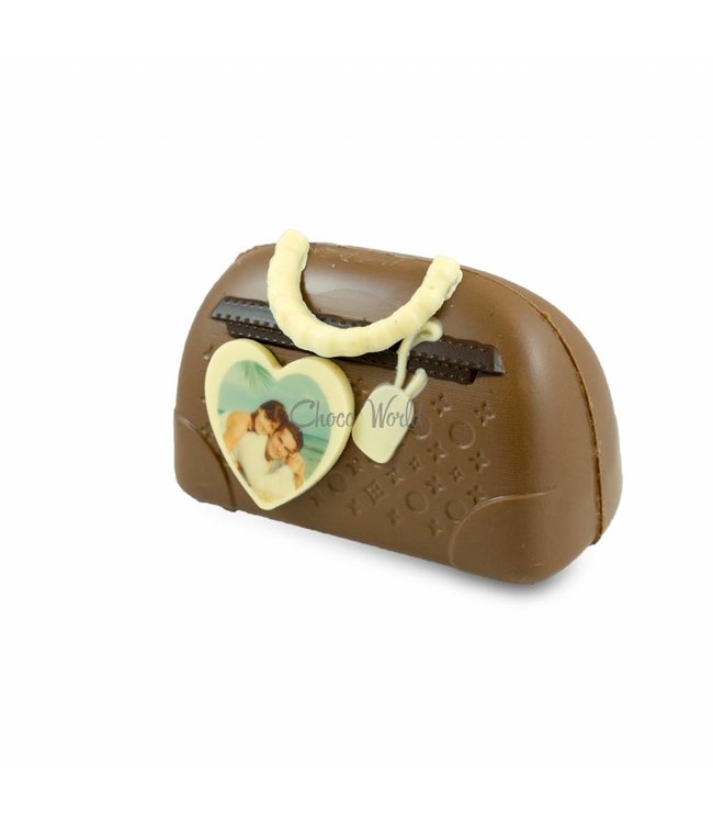 Chocolade Handtas Tas met foto