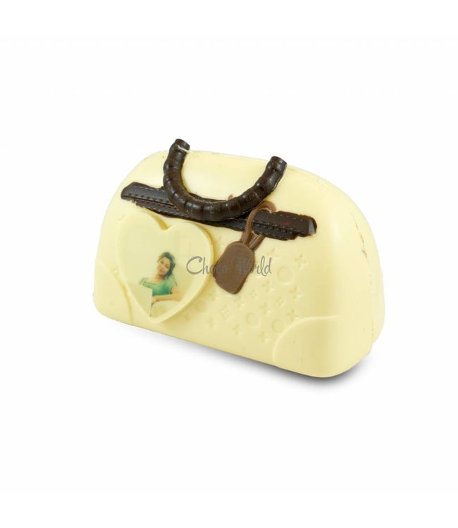 Chocolade hand tas tas met foto