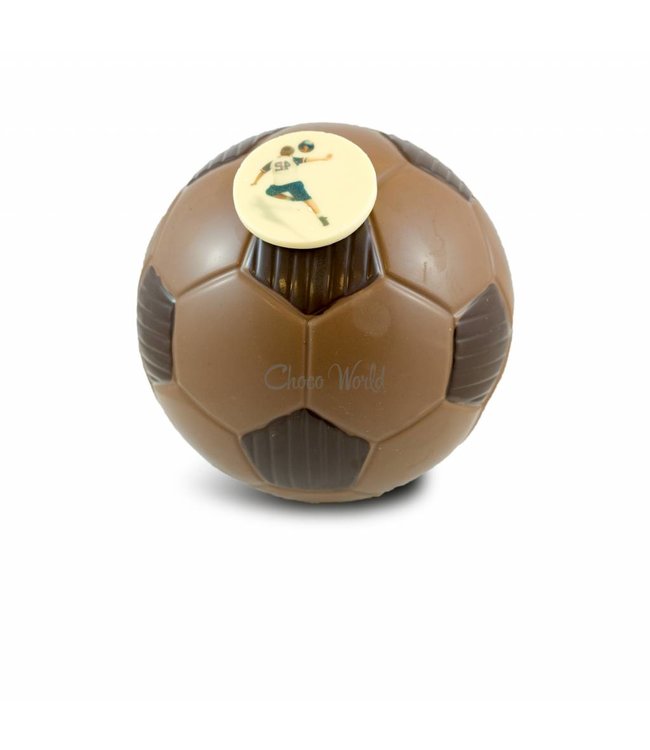Chocolade voetbal met foto