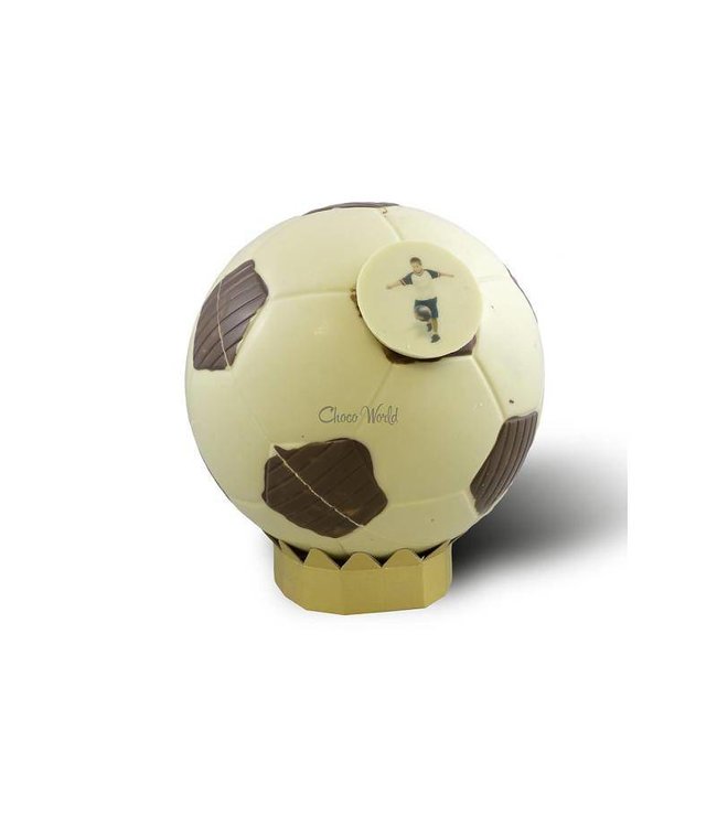 Chocolade voetbal met foto