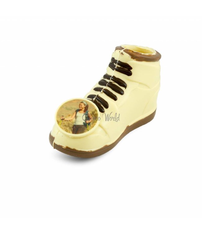 Chocolade sneaker met foto