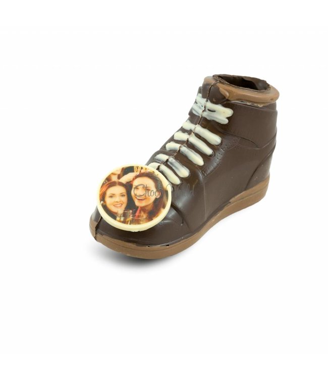 Chocolade sneaker met foto