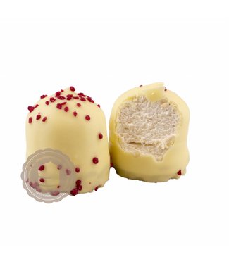 Chocozoen wit aardbeien