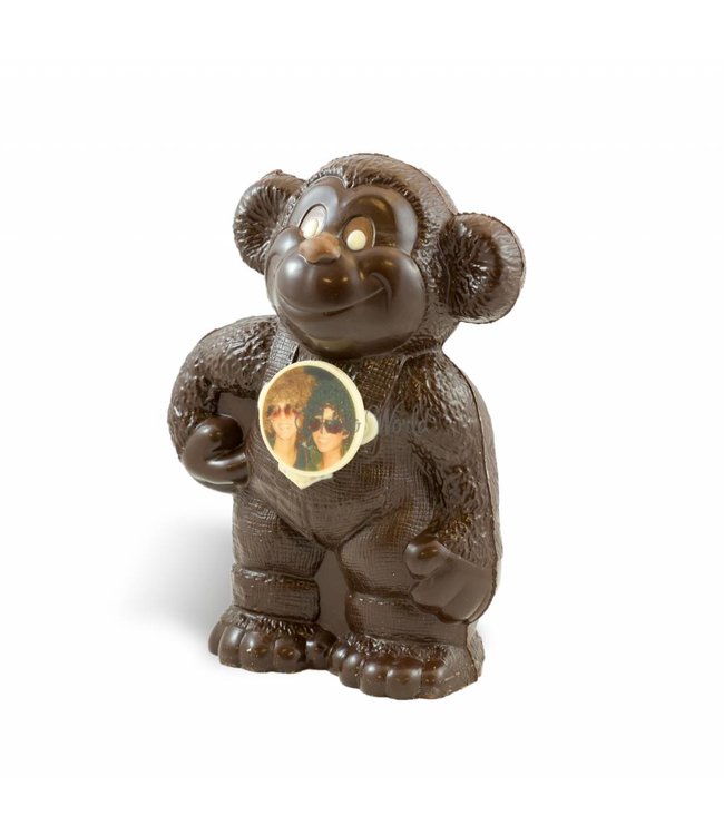 Chocolade aap met foto