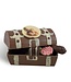 Chocolade schatkist fotorondje met bonbons