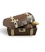 Chocolade schatkist met slagroom muizen