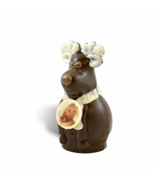 Chocolade Rendier Rudolf met foto