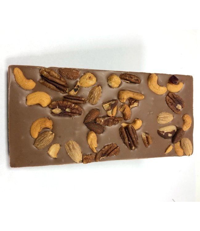 Chocolade reep groot notenmix