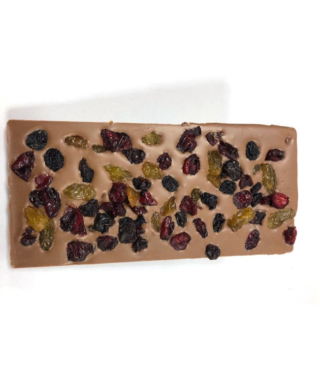 Chocolade reep groot cranberry rozijnen