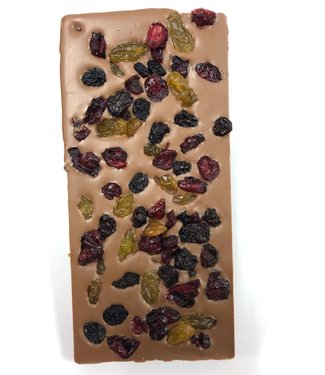 Chocolade reep groot cranberry rozijnen