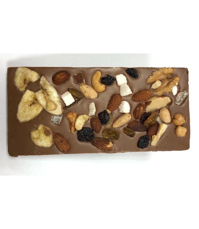 Chocolade reep groot noten fruitmix