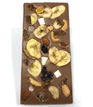 Chocolade reep groot noten fruitmix